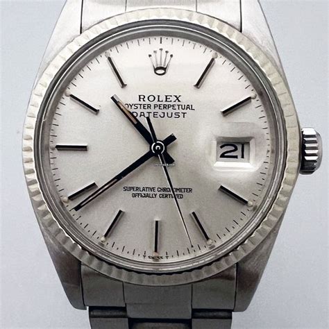 rolex datejust lunetta oro bianco|datejust 36.